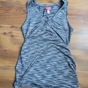 NWOT Paisley Sky Crossover Activewear Maternity Tank Top